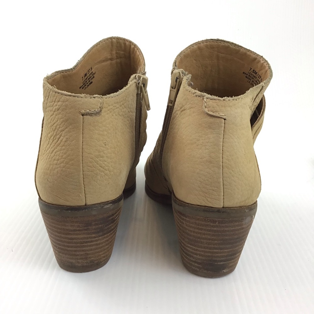 LUCKY BRAND Suede Brown Ankle Boots - Picture 5 of 9